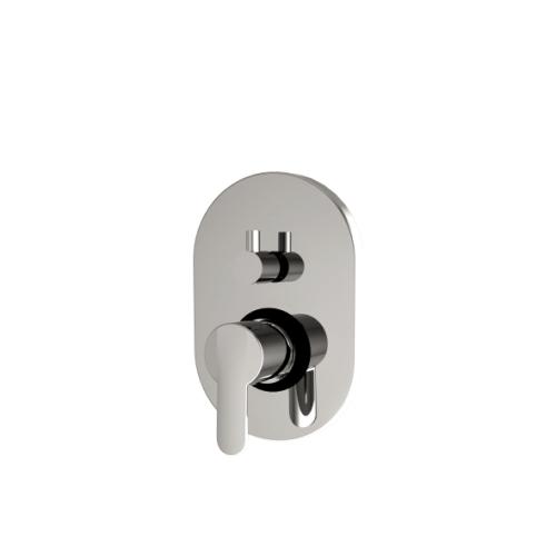 Single Lever Concealed Mixer & Diverter Three Inlet Chrome